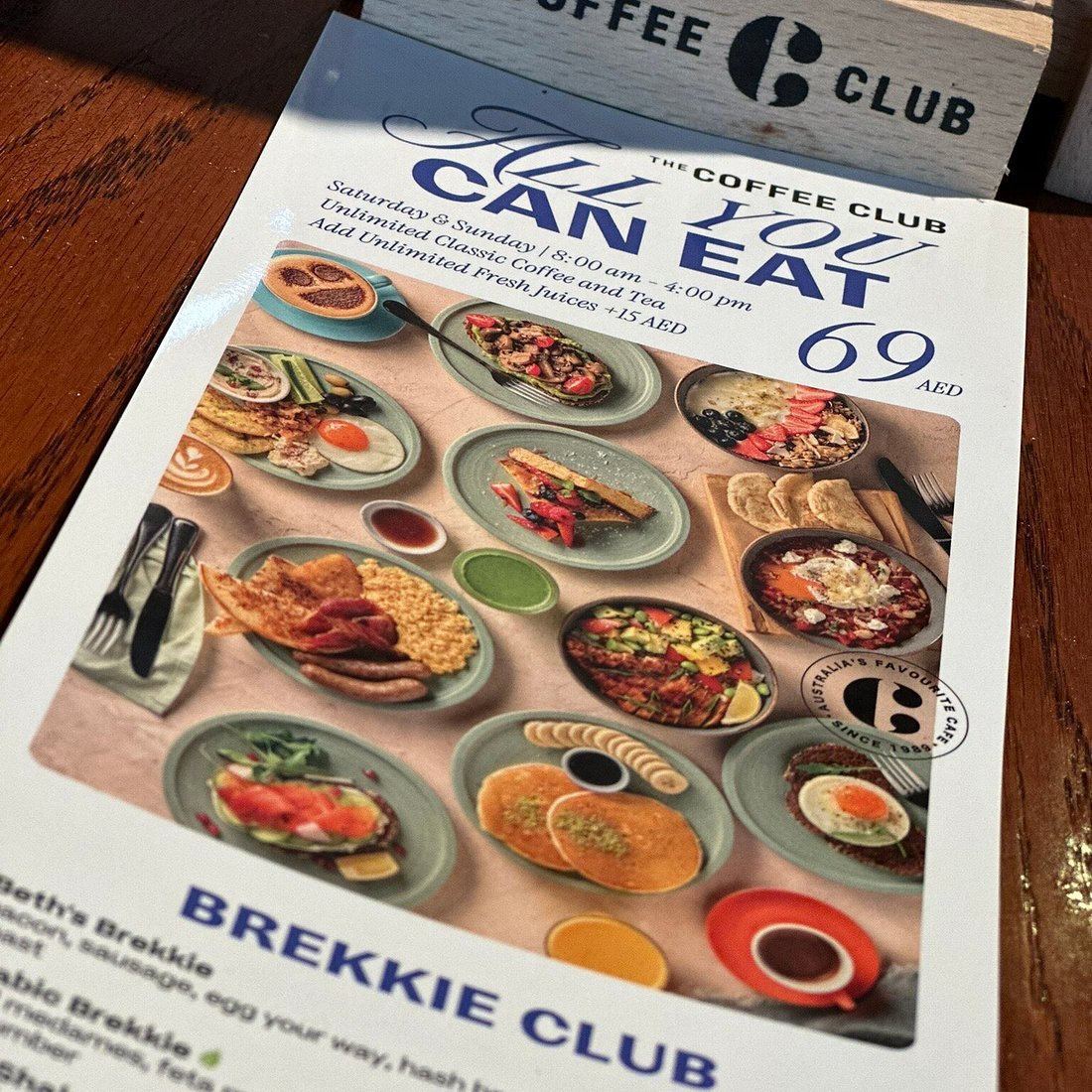 The Coffee Club — Two-Hour Weekend Breakfast for AED 69